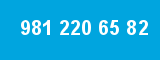 981 220 65 82 981 220 65 82
